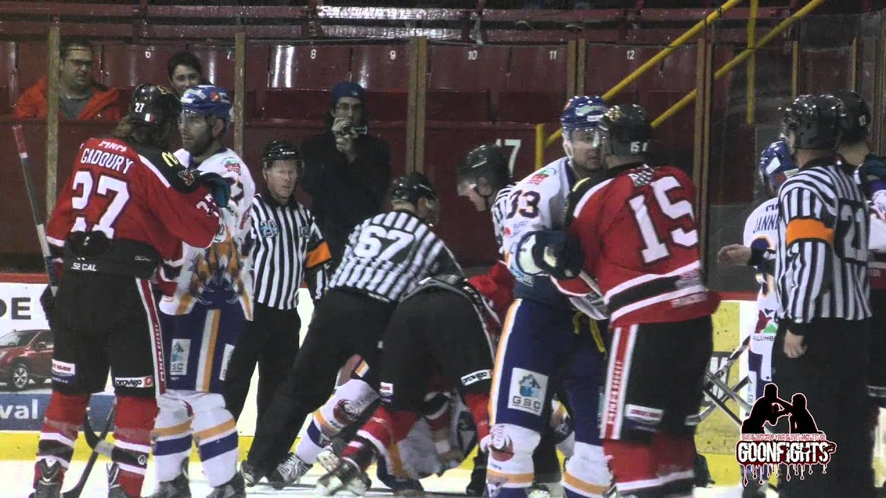 David Starenky Vs David Lacroix Dec 4th 2015 Laval vs Sorel LNAH