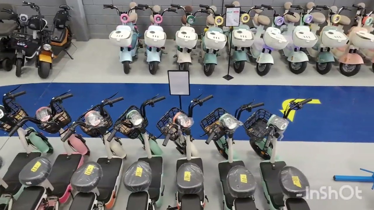 Mega loja de motos elétricas. 