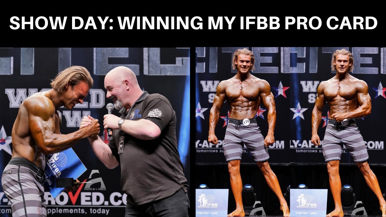 THE IFBB PRO CARD WINNING VLOG | 24 HOURS IN DENMARK