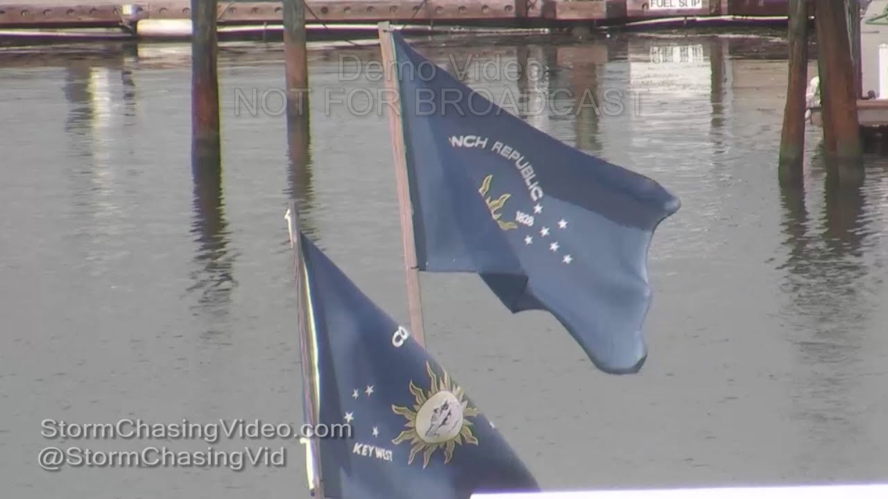 Key West FL Pre Front Footage - 12/2/2015