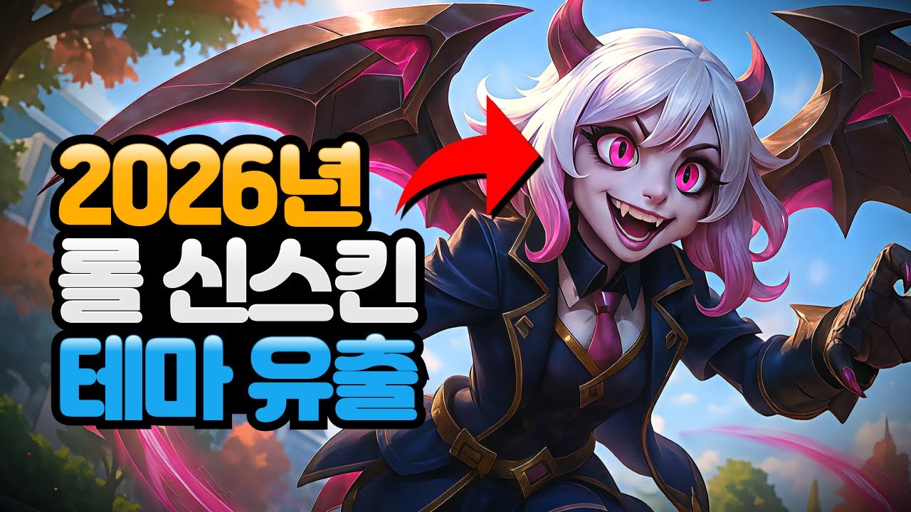 2026 롤 신스킨 테마 유출 / 이건 대박이네 ㄷㄷ