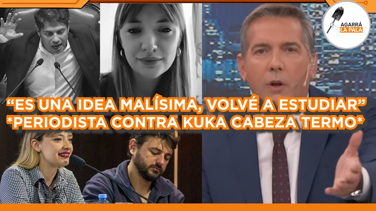 PERIODISTA DE TN SE CRUZ&Oacute; CON LA DIPUTADA KUKA M&Aacute;S CABEZA DE TERMO Y LE PEG&Oacute; LA DOMADA DEL A&Ntilde;O