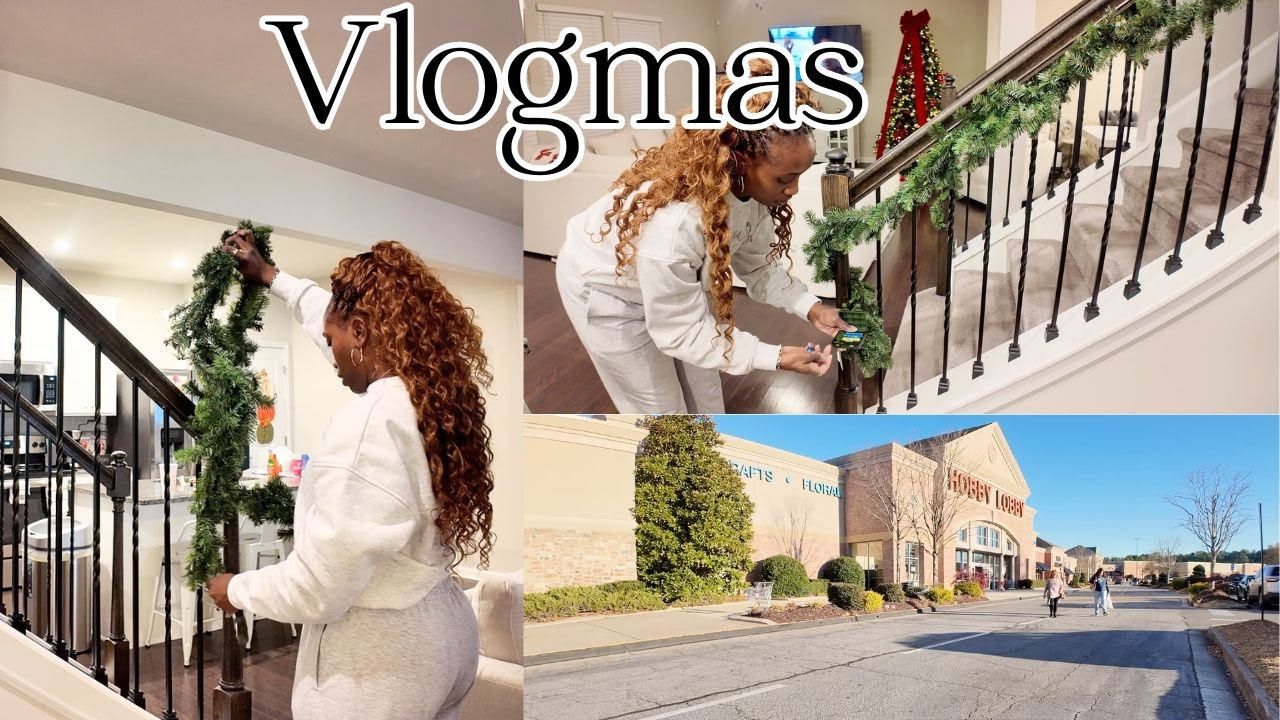 Vlogmas, день 17: Рождественские гирлянды | Скидка 60% на рождественские товары в Hobby Lobby | З...