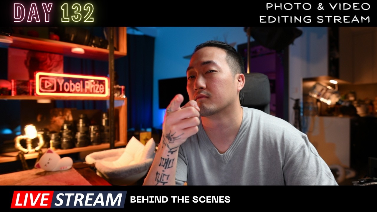 🔴 Chill photo + video editing stream | Wildlife, Travel, Film Talk 📸 🦅 Day 132
