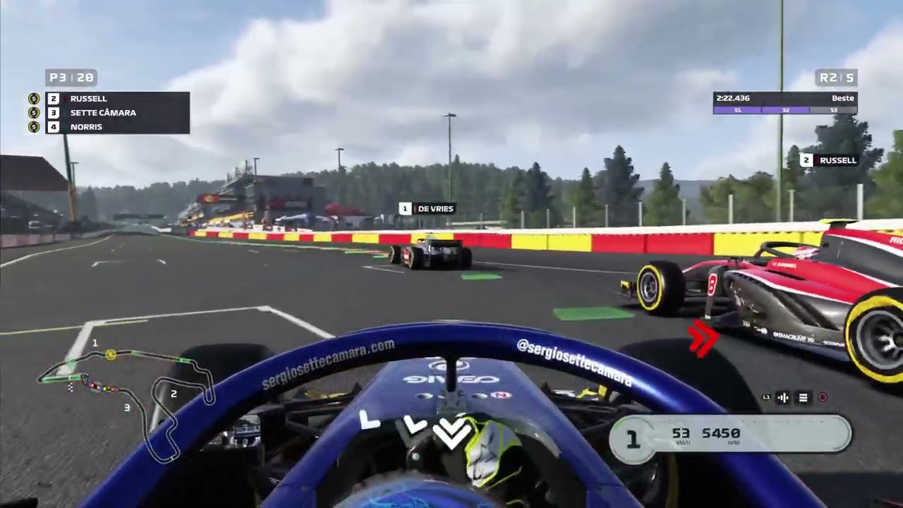 F1 2019 - 2018 F2 FIA Formula 2 Championship Runde 9 Belgien