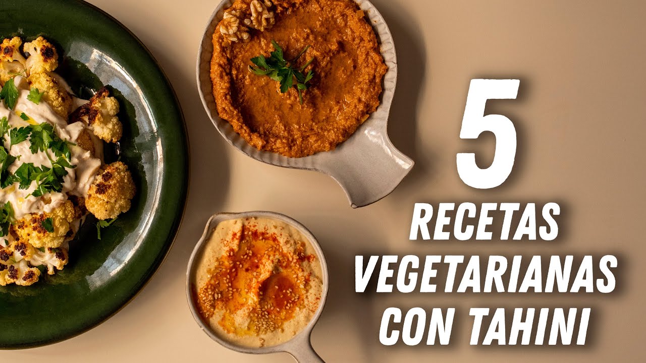 RECETAS ÁRABES: 5 recetas vegetarianas con TAHINI🥦🧄