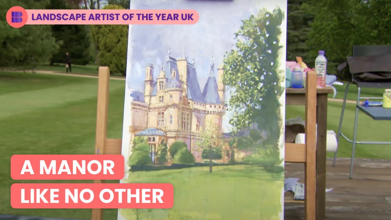 Waddesdon Manor Transformed in Paint 🖌️🎨 | Landscape Artist of the Year UK