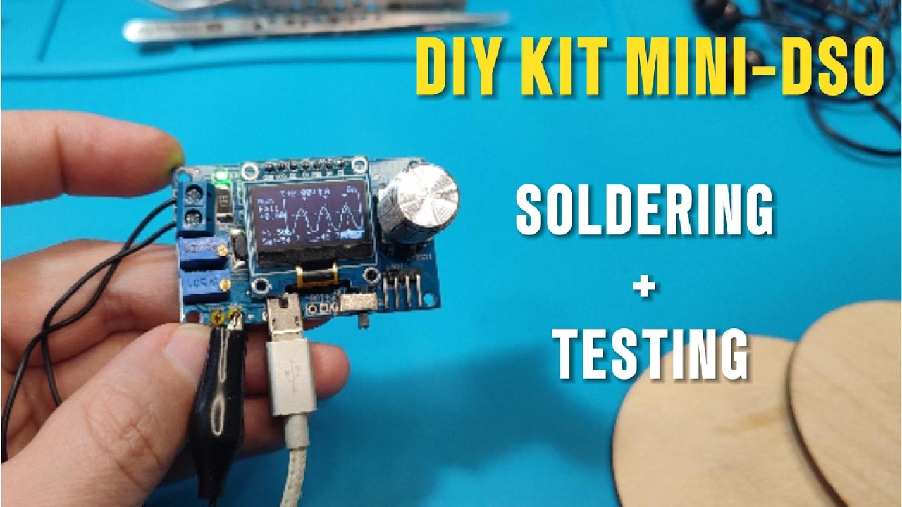 Soldering And Testing The Famous diy Mini DSO Osciloscope From Aliexpress