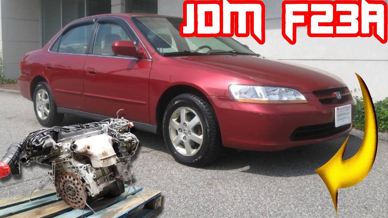 Как установить JDM F23A в Honda Accord CG5 CG6 98-02 годов выпуска