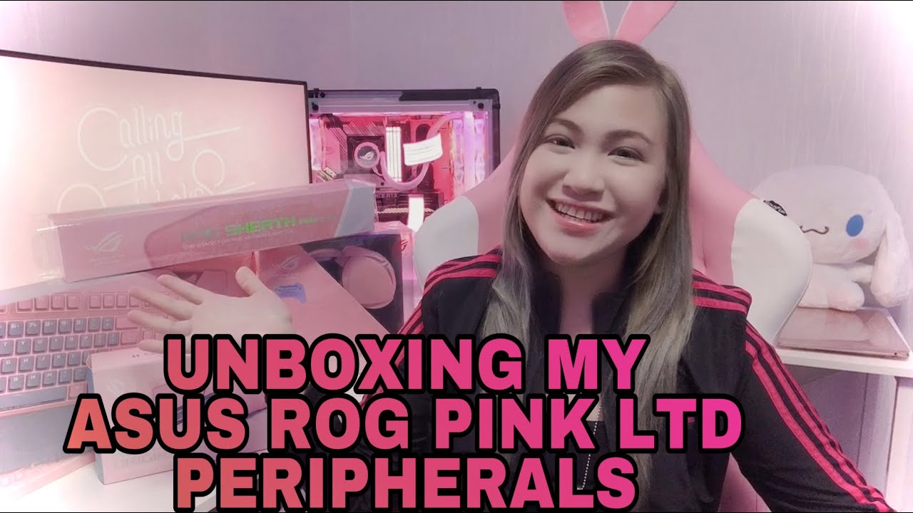 ASUS ROG PINK PERIPHERALS | UNBOXING