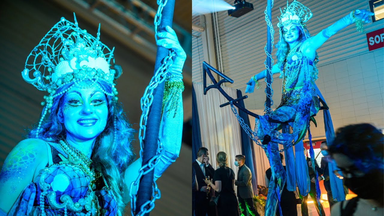 Mermaid Body Paint Show