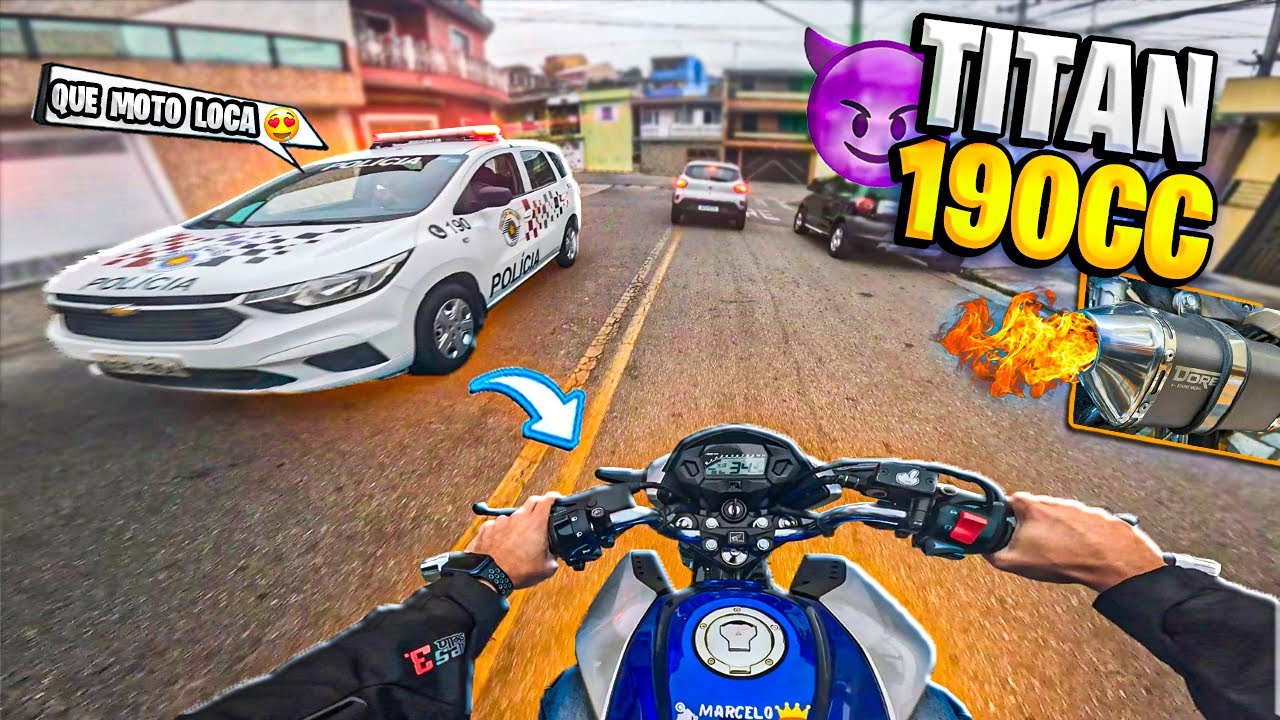 FUI PRA RUA COM A NOVA TITAN 190 2025 🇧🇷🥳