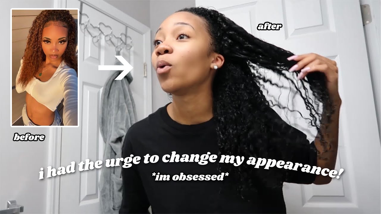 impulsively dying my hair jet black...
