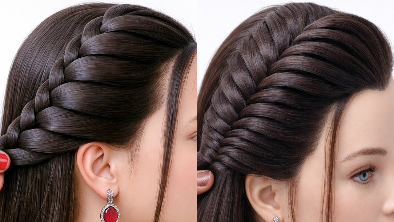 simple easy hairstyle - beautiful hairstyle for girls | different hairstyle | hair style girl