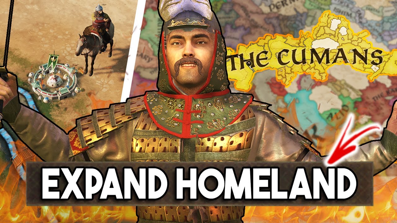 Expanding the STEPPE as the CUMANS in Crusader Kings 3 Khans of the Steppe