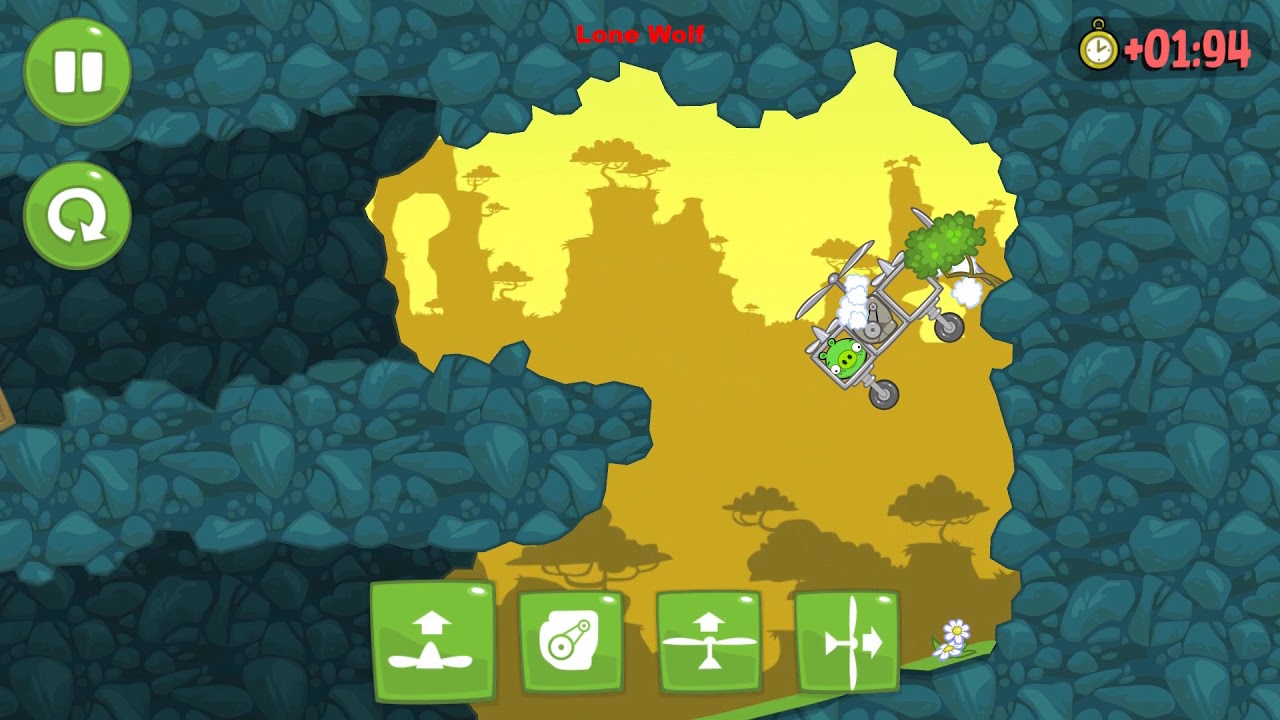 Bad Piggies When Pigs Fly level 28