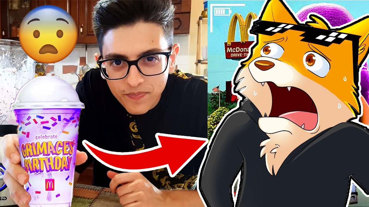FACCIO PROVARE IL GRIMACE SHAKE MALEDETTO DI MC DONALD'S A POGGODOGGO!! (MilkShake)