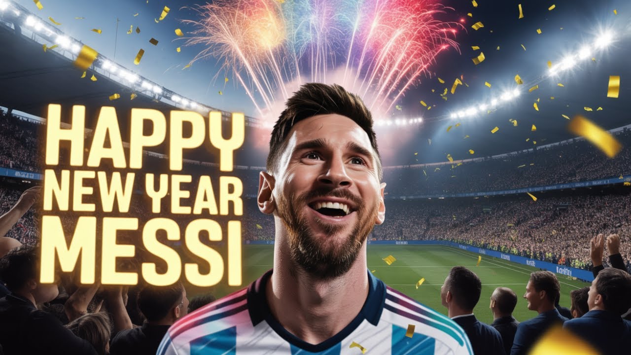 🎆 Happy New Year Messi | GOAT Celebration Song ⚽🐐 | Football Anthem 2026