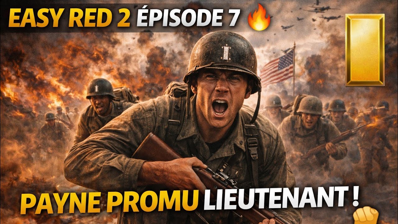 Easy Red 2 – Épisode 7 : Les Américains à l’assaut ! Payne promu Lieutenant 🔥