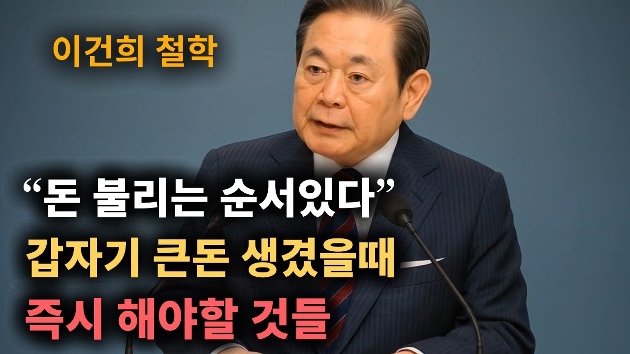 【이건희 어록】  부자들은 '돈 쓰는 법'부터 다릅니다. 이것부터 하세요 │ 책과사람│ 인생철학 │ 성공지혜