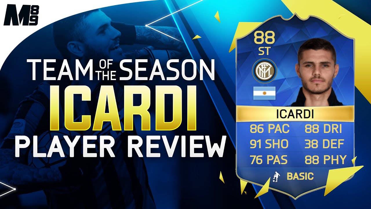 FIFA 16 TOTS ICARDI REVIEW (88) FIFA 16 Ultimate Team Player Review + In Game Stats