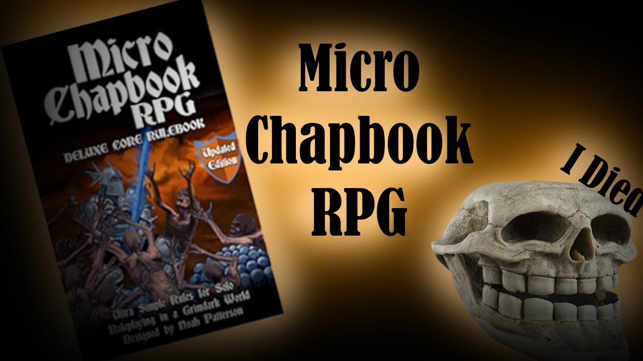 I tried playing Micro Chapbook RPG