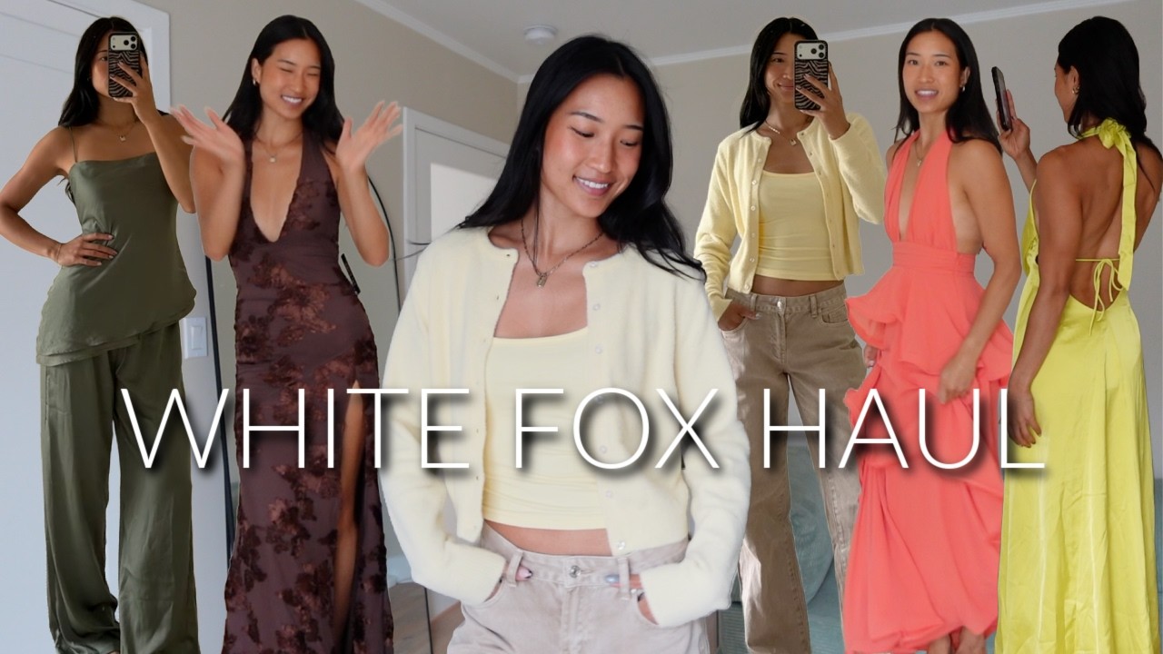 РАСПАКОВКА WHITE FOX: всё на распродаже 👀 домашняя одежда, повседневный шик и платья для гостей н...