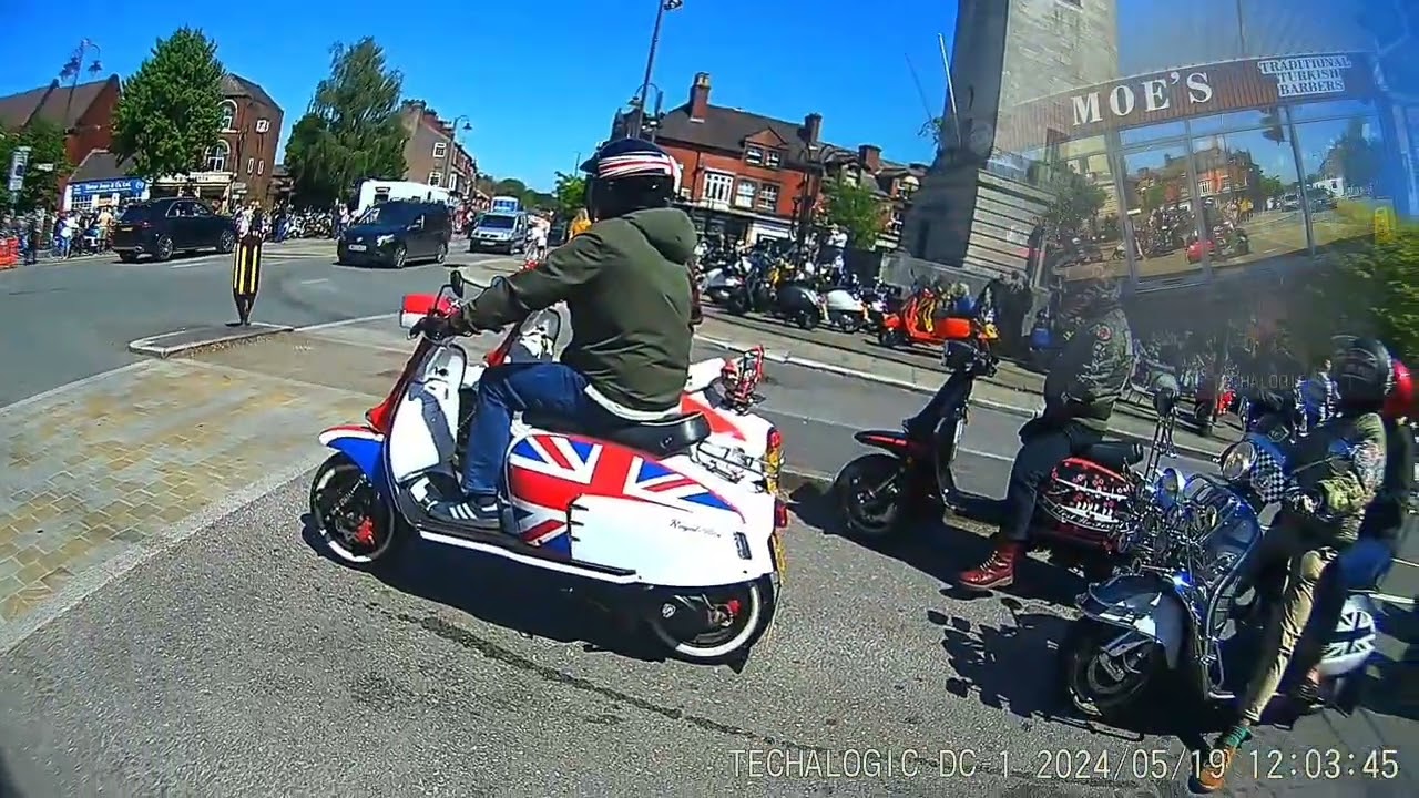 JESTERS SCOOTER FEST 18.... LEEK.... LAMBRETTA VESPA ROYAL ALLOY LML