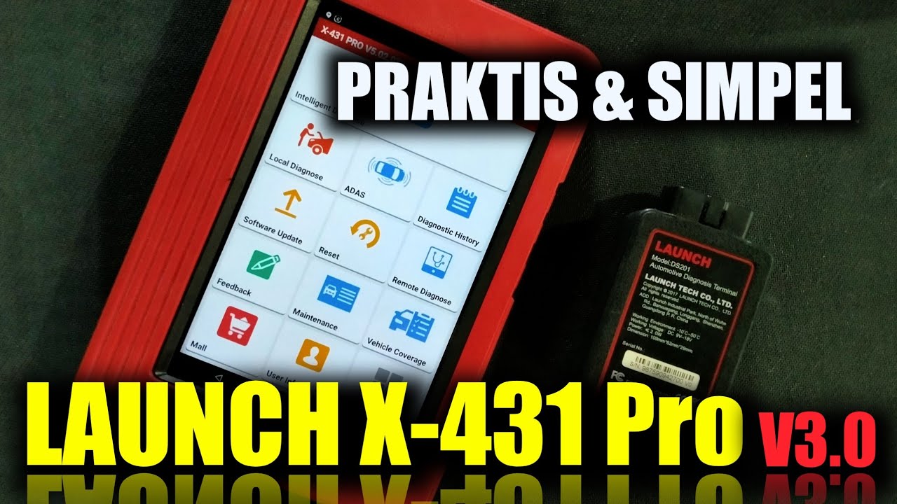 TUTORIAL PENGGUNAAN SCANNER / SCAN TOOL LAUNCH X-431 PRO V3.0