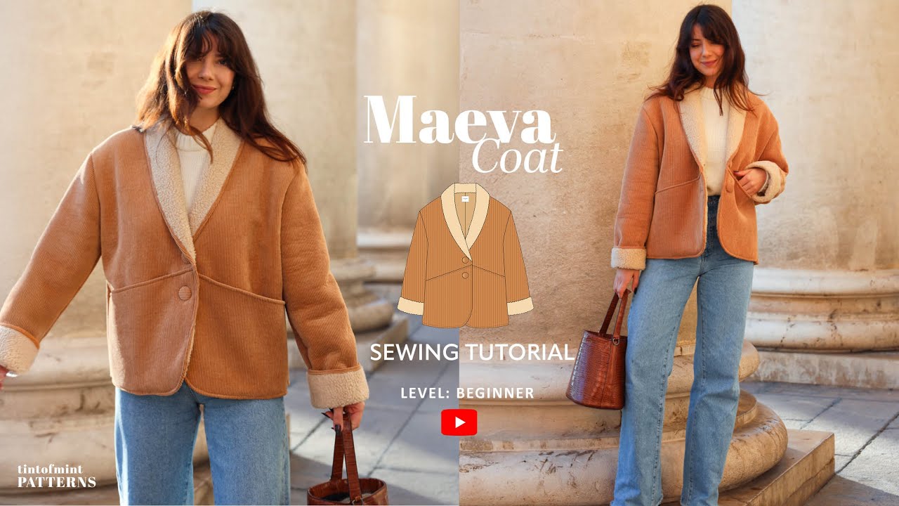 Пальто Maeva Sherpa | Пальто Sherpa своими руками | Пошаговый мастер-класс по пошиву
