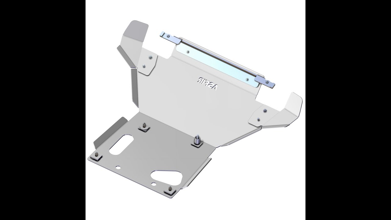 ASFIR 4X4 - TUTORIAL - FORD BRONCO - FRONT SKID PLATE - 599655
