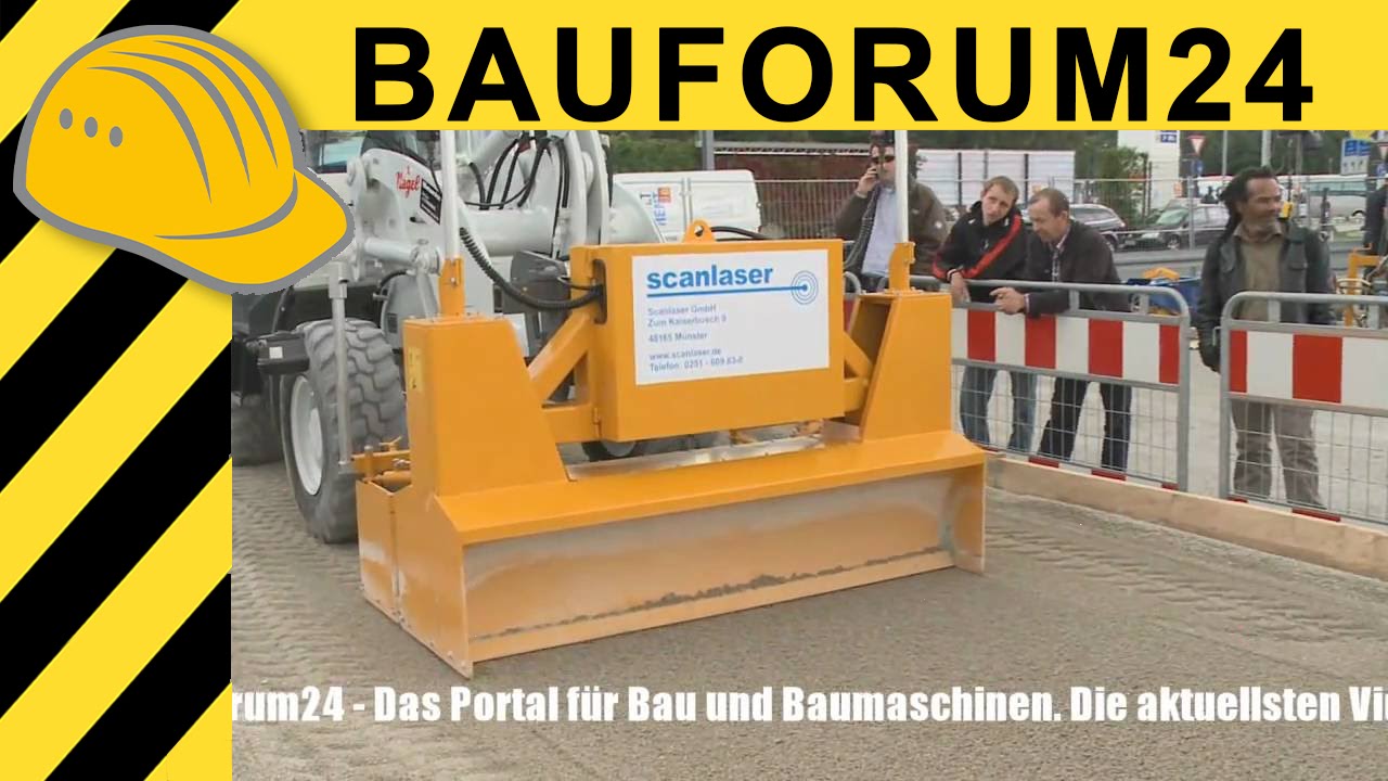 Scanlaser Blademaster Abziehbohle - GaLaBau