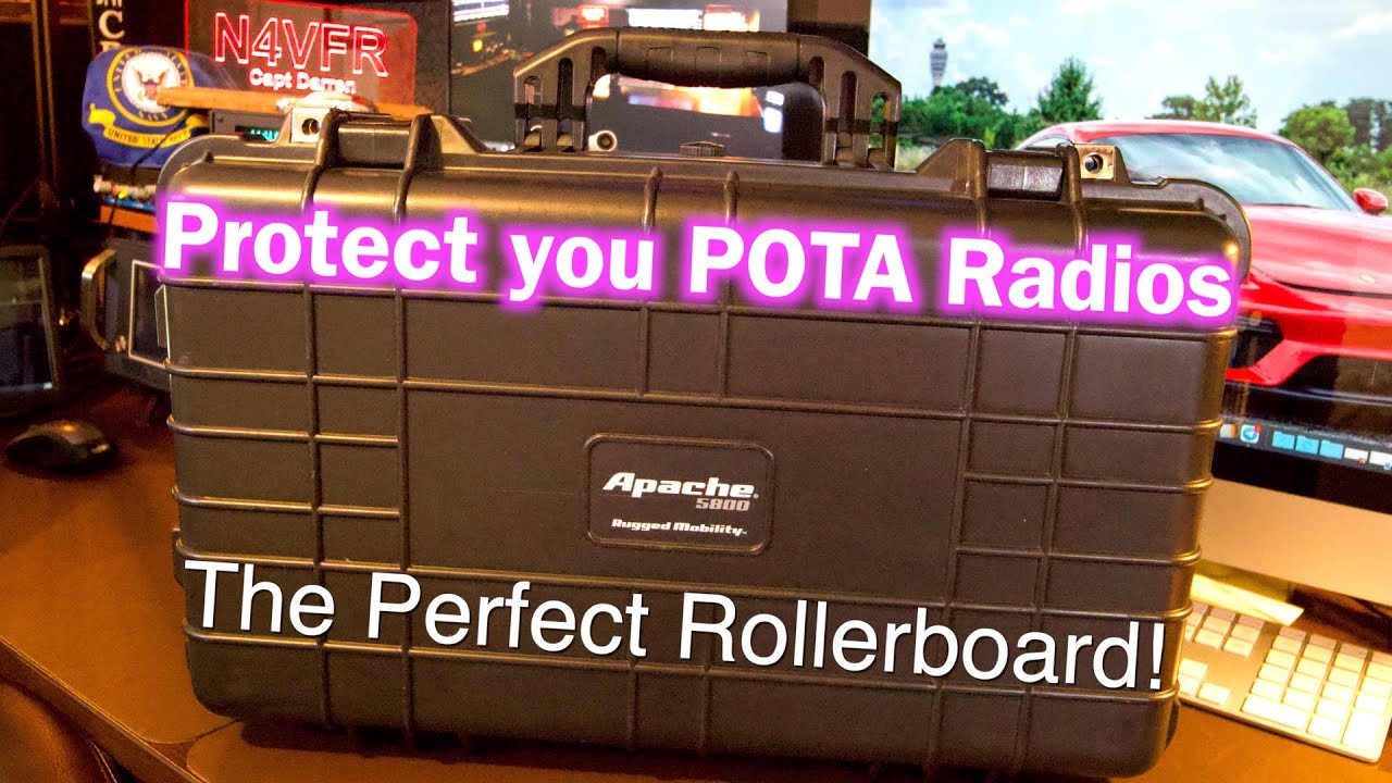 Apache Rollerboard for POTA | Protect you Radio's while Transporting | Organizing Radios for POTA