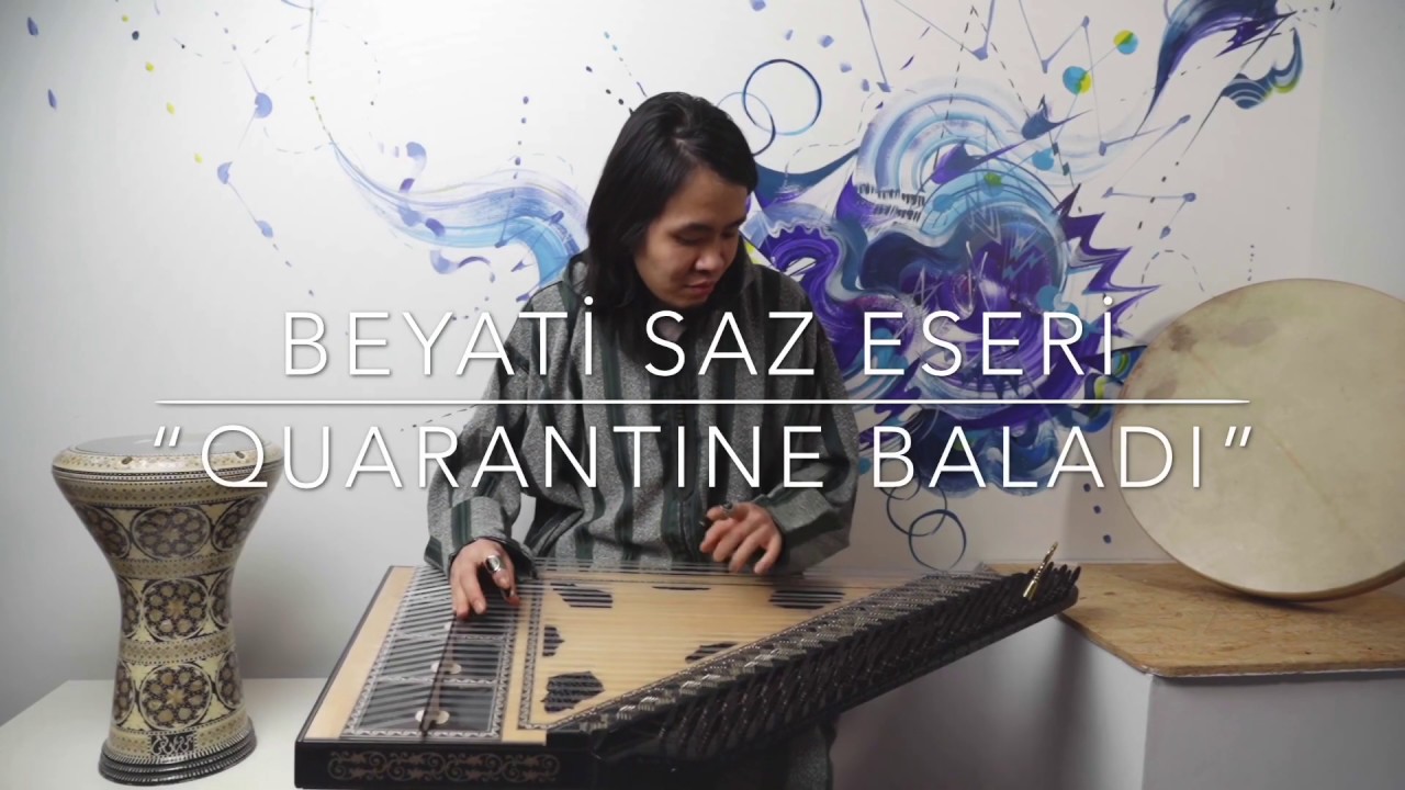 【カーヌーンソロ】Beyati Saz Eseri &ldquo;Quarantine Baladi&rdquo;【Solo Qanun】