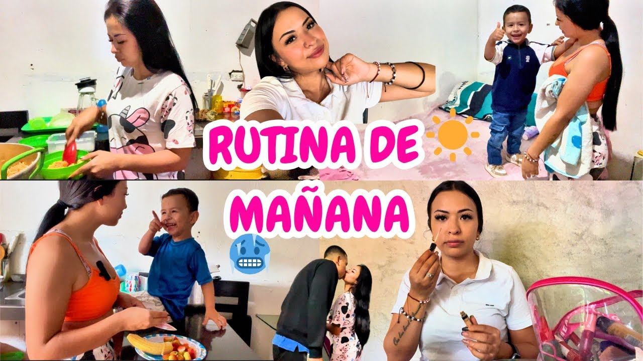 ⏰MI RUTINA DE MAÑANA☀️JUNTO A MI HIJO❤️🫣TE ENSEÑO TODO🤭Stefania Leiva 