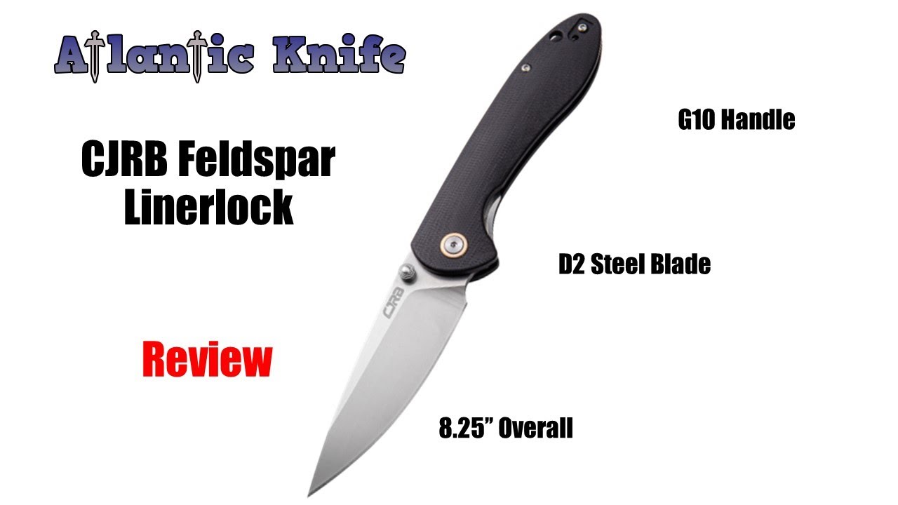 CJRB Feldspar Linerlock Folding Knife Review | Atlantic Knife Reviews 2020