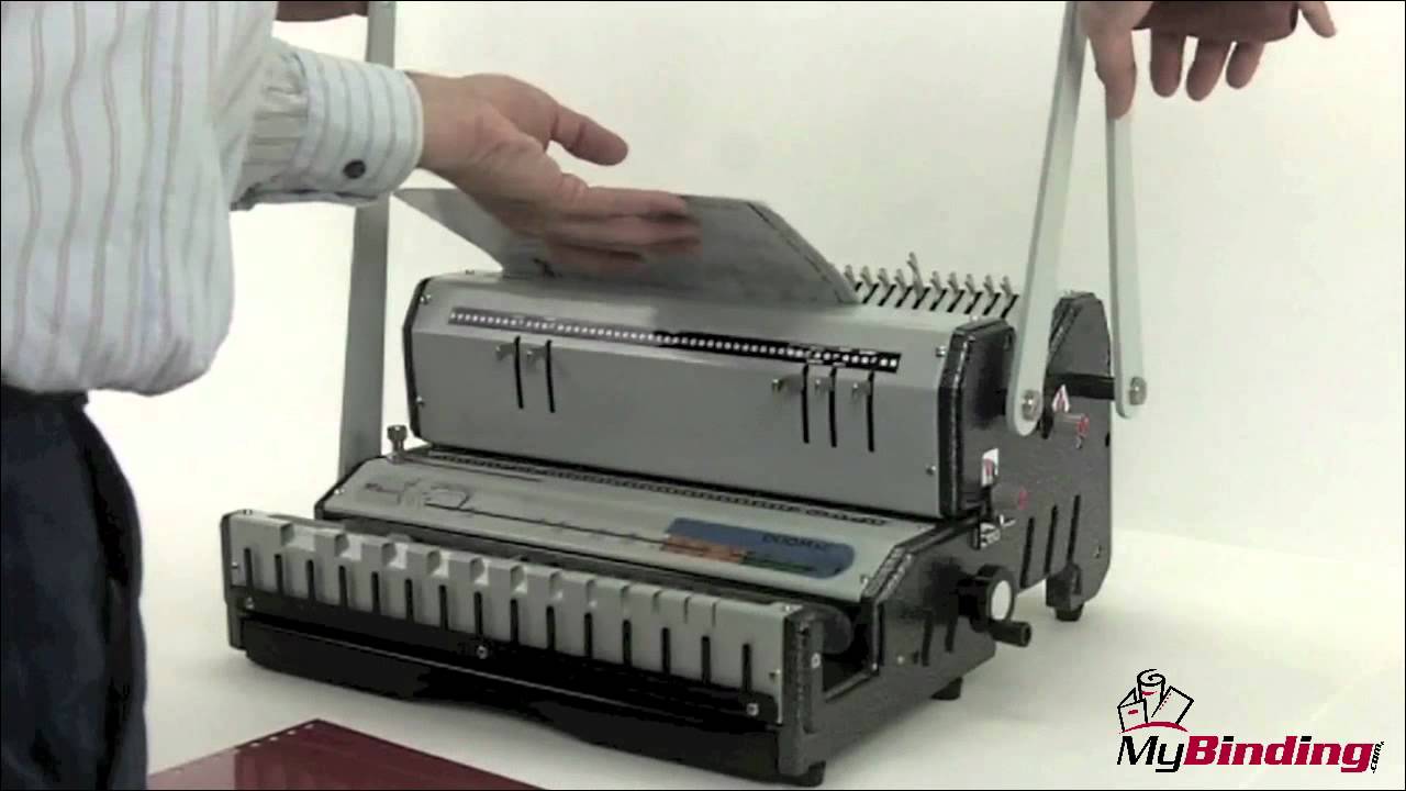 Akiles DuoMac 421 Binding Machine Demo - AKDUOMAC421