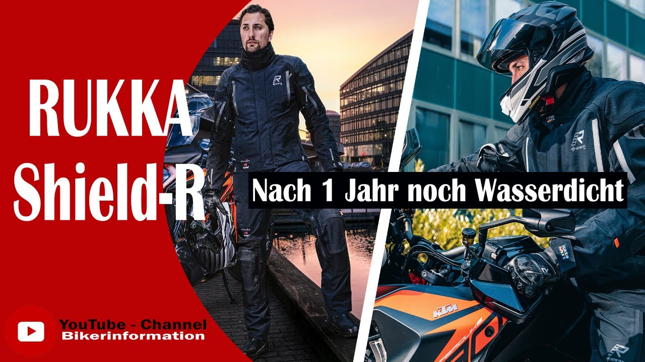 Ist unser Rukka Anzug Shield-R nach 1 Jahr noch Wasserdich?.