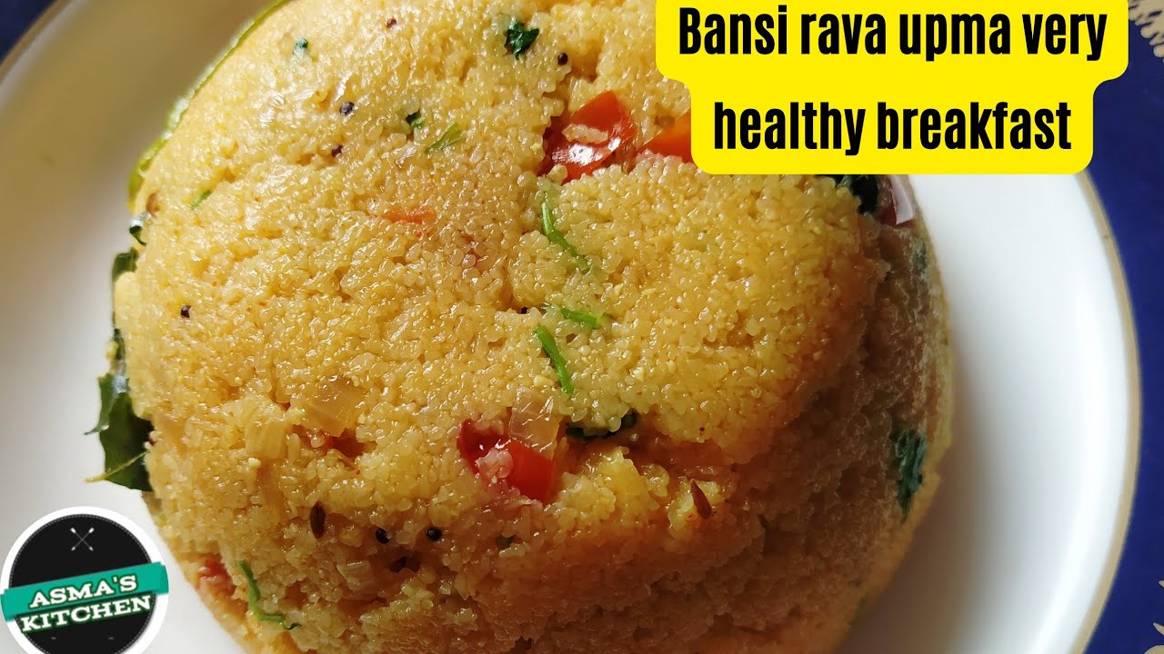 Рецепты здорового завтрака Bansi wheat rava upma на тамильском языке/Wheat rava upma
