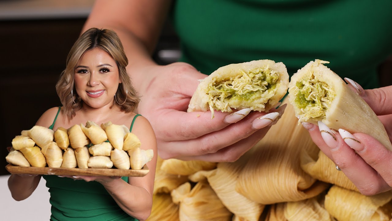 Сезон тамалес начинается с этих зеленых куриных тамалес VERDES DE POLLO!