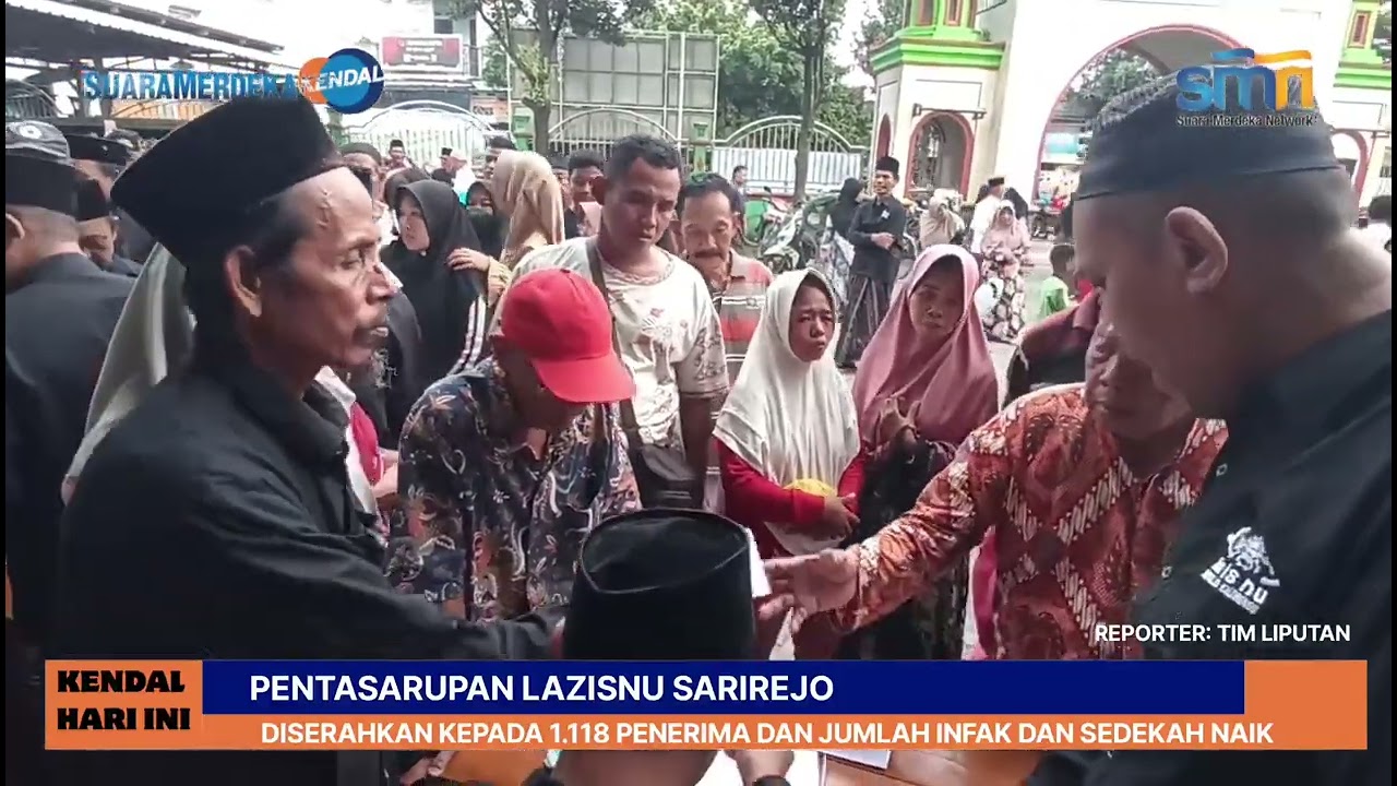 Pentasarupan LazisNU Sarirejo, Diserahkan Kepada 1.118 Penerima dan Jumlah Infak dan Sedekah Naik 