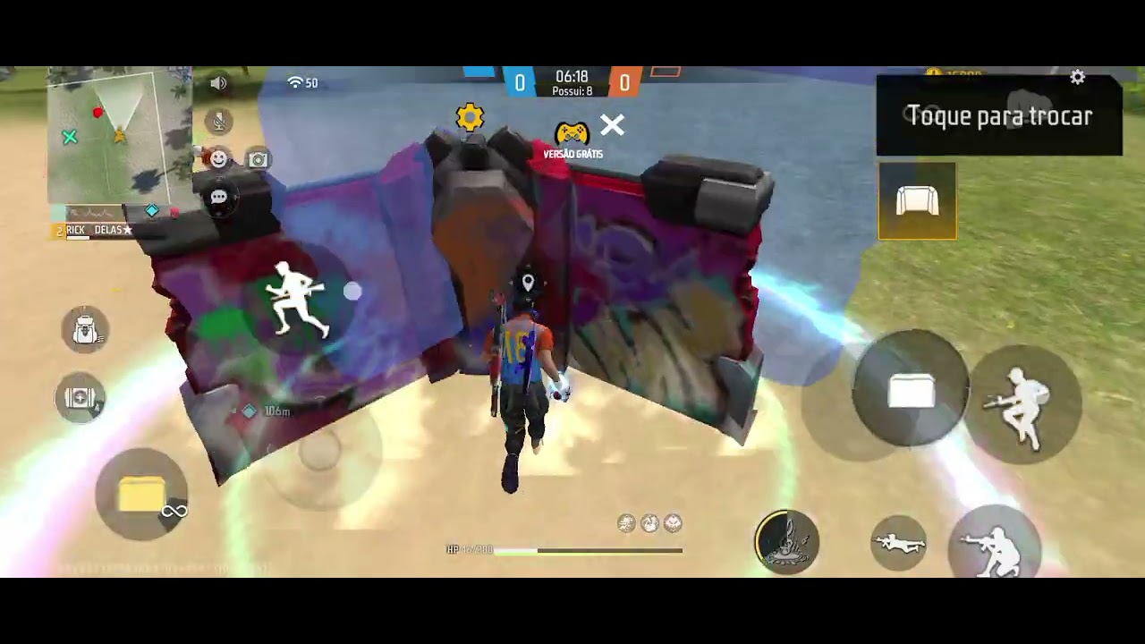 jogando FF