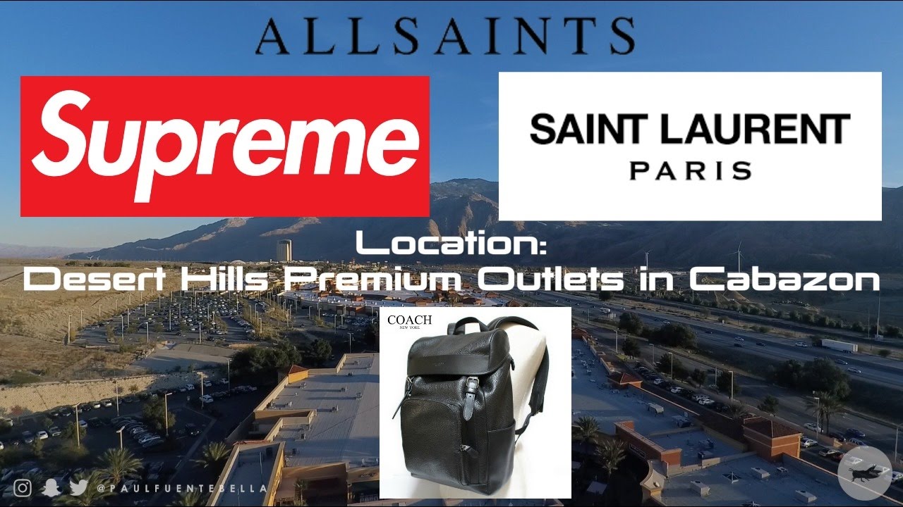Shopping at the Outlets VLOGmas: Saint Laurent, All Saints, Coach and SUPREME prank!
