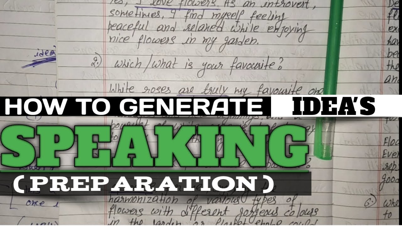 How to generate idea's | IELTS Speaking | Abhay Sharma