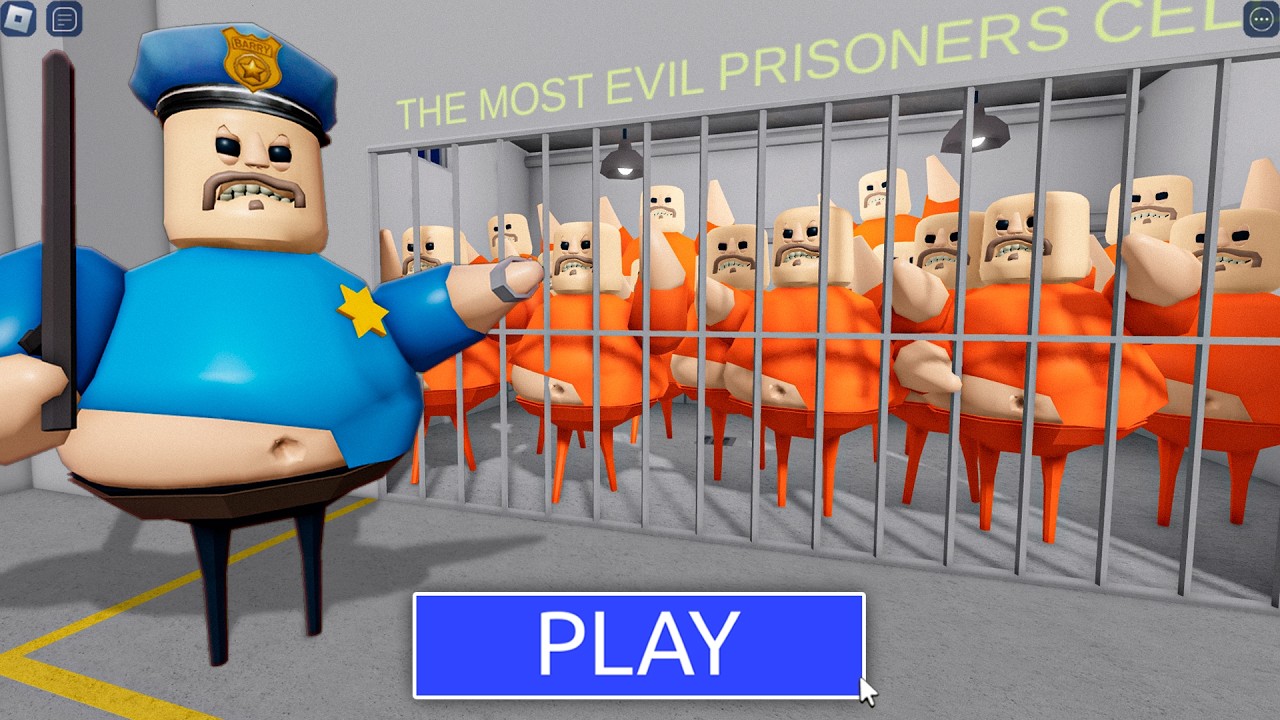 POLICE NEEDS HELP! in BARRY'S PRISON RUN! New Scary Obby (#Roblox)