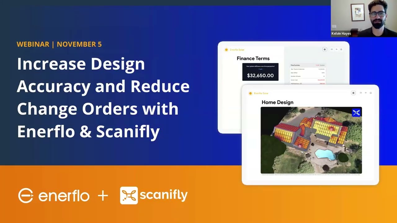 Enerflo + Scanifly Live Demo! A Better Solar Sales & Design Workflow