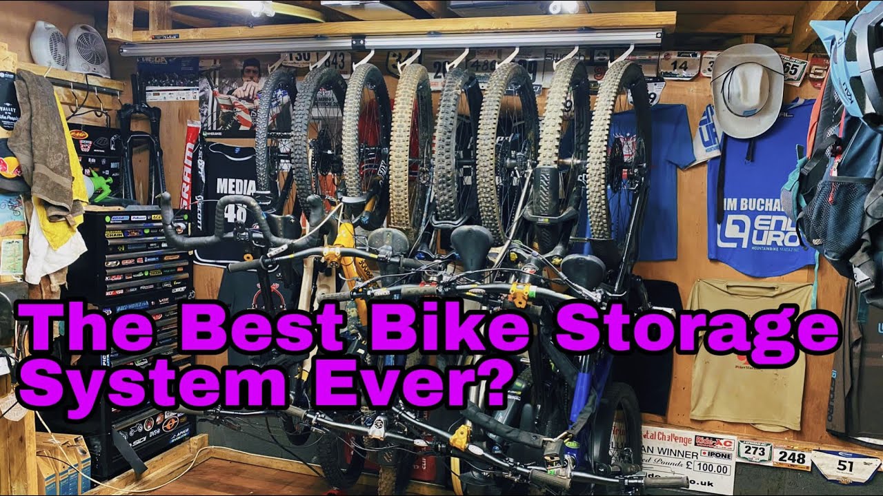 THE BEST BIKE STORAGE RACK EVER?? *STASHED*