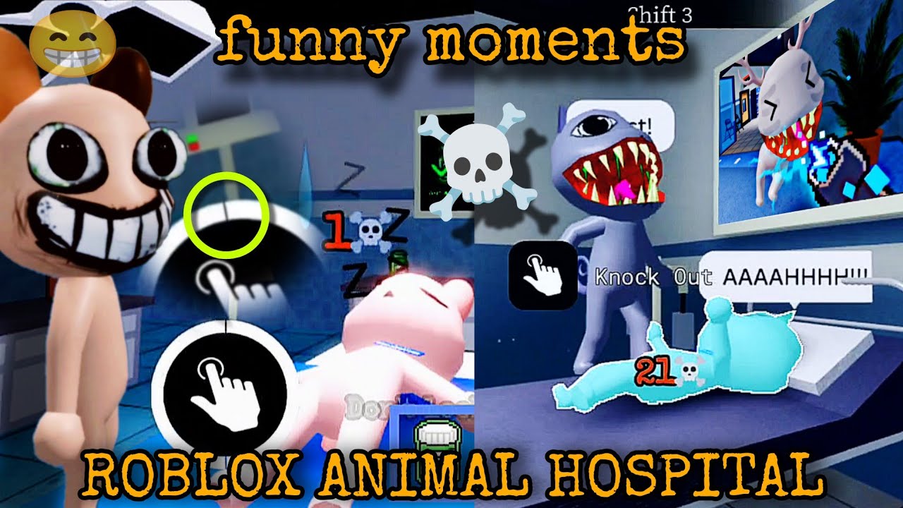 Roblox Animal Hospital Funny Moments 