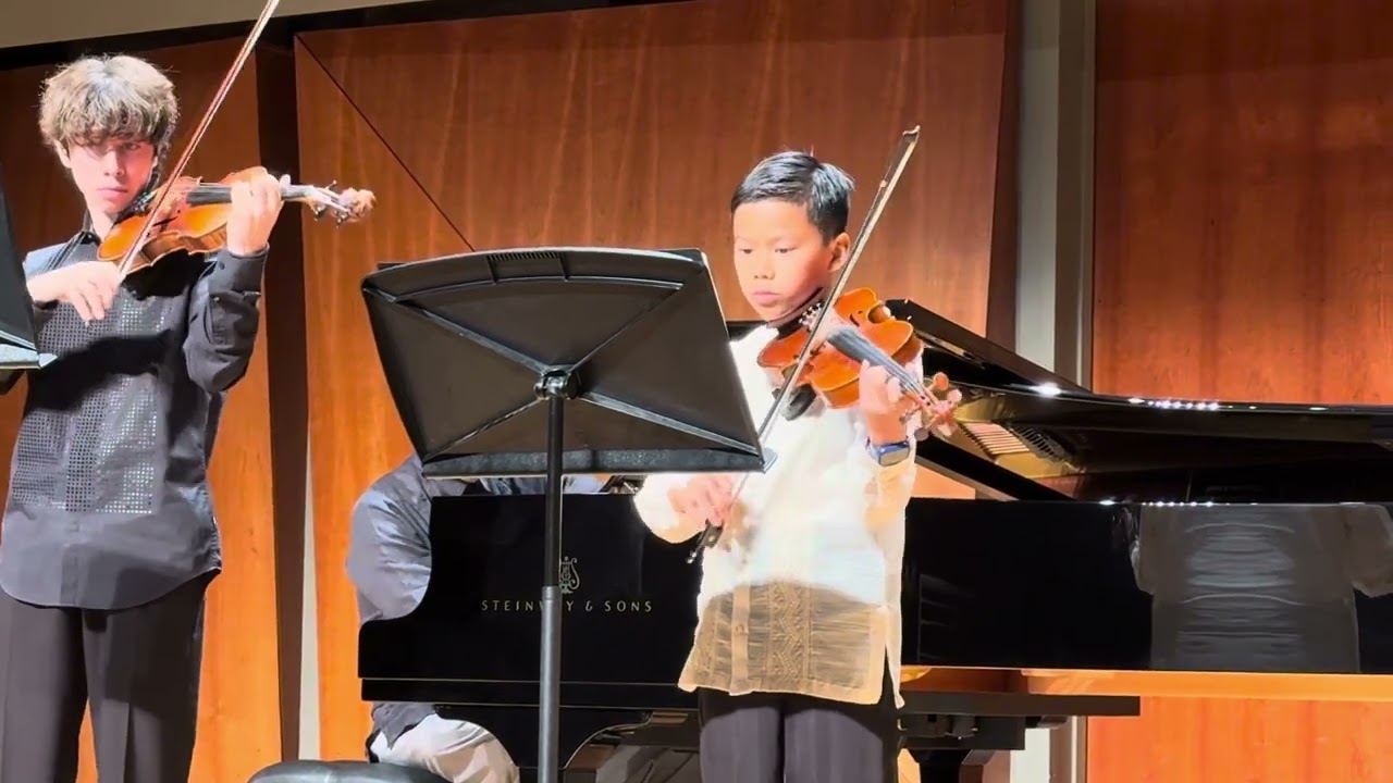 BACH - Concerto for Two Violins in D minor, BWV 1043 – I. Vivace @ Colburn School