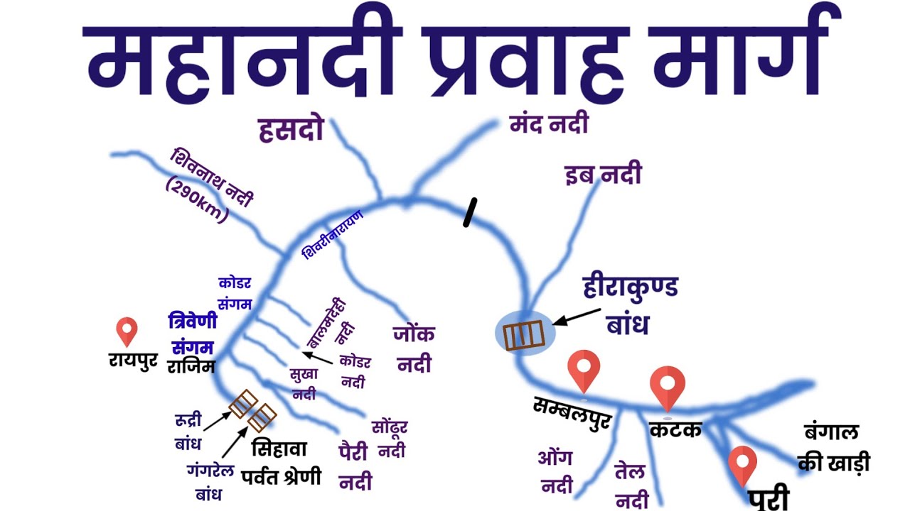 Mahanadi River System | Peninsular Rivers of India | Indian Geography